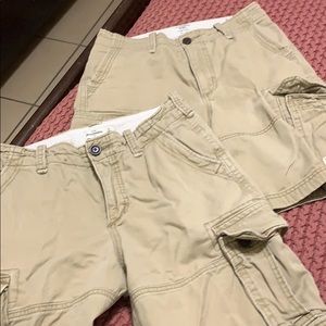 Abercombie kids cargo shorts